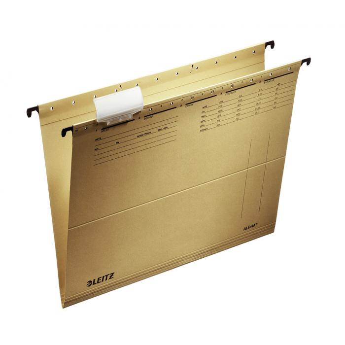 Leitz Alpha® Askılı Dosya Telsiz 10'lu Kraft 19153000